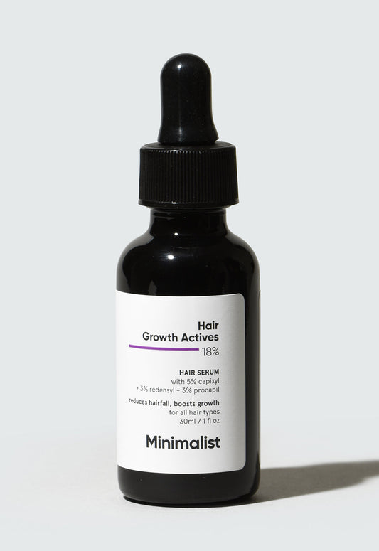 Minimalist Hair Growth Actives 18% Serum with Redensyl and Capixyl