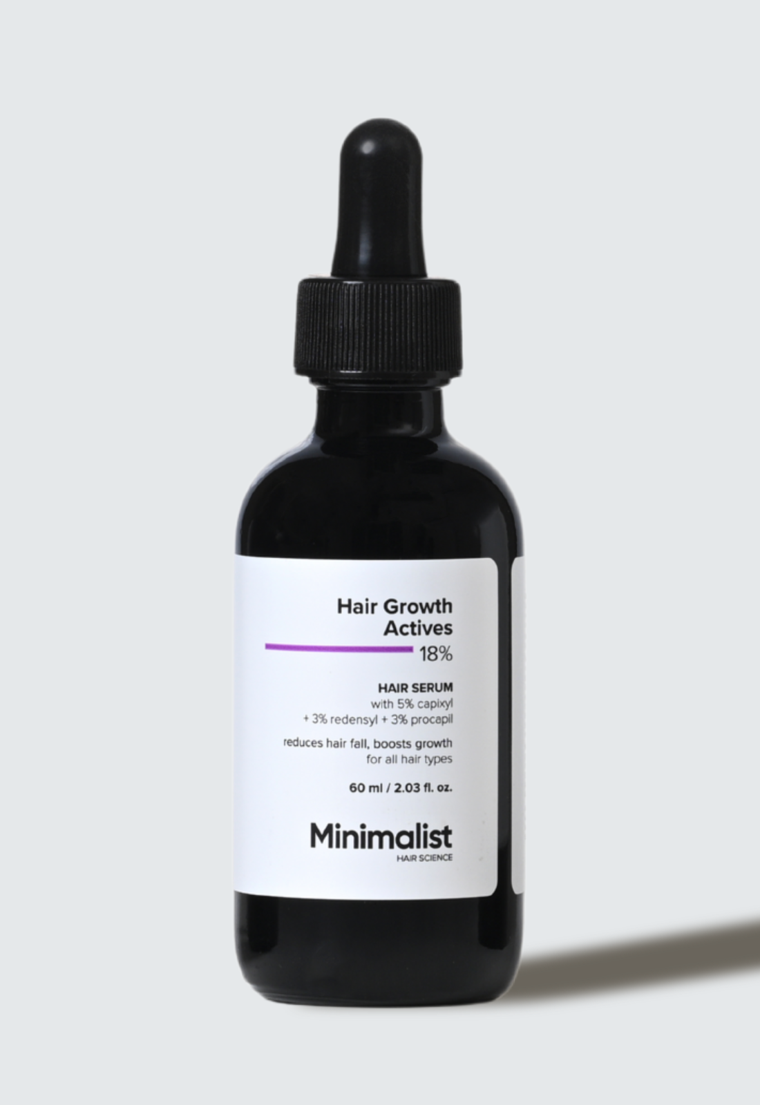 Minimalist Hair Growth Actives 18% Serum with Redensyl and Capixyl