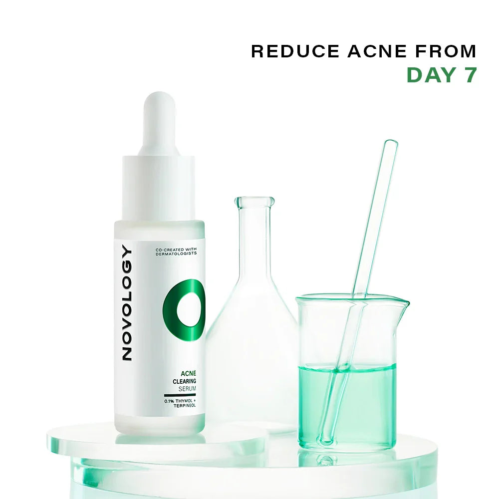 Novology Acne Clearing Serum with 0.1% Thymol and Terpineol