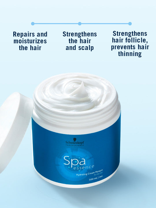 Schwarzkopf Professional Spa Essence Hydrating Cream Hair Mask for Dry Hair