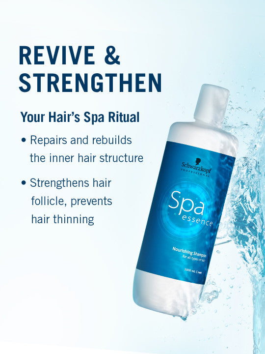 Schwarzkopf Professional Spa Essence Nourishing Shampoo for Damaged Hair 1L