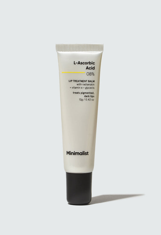 Minimalist L-Ascorbic Acid 8% Lip Treatment Balm for Hyperpigmentation