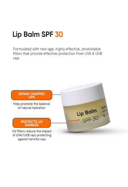 Minimalist Lip Balm SPF 30 Nourishing Sun Protection for Lips