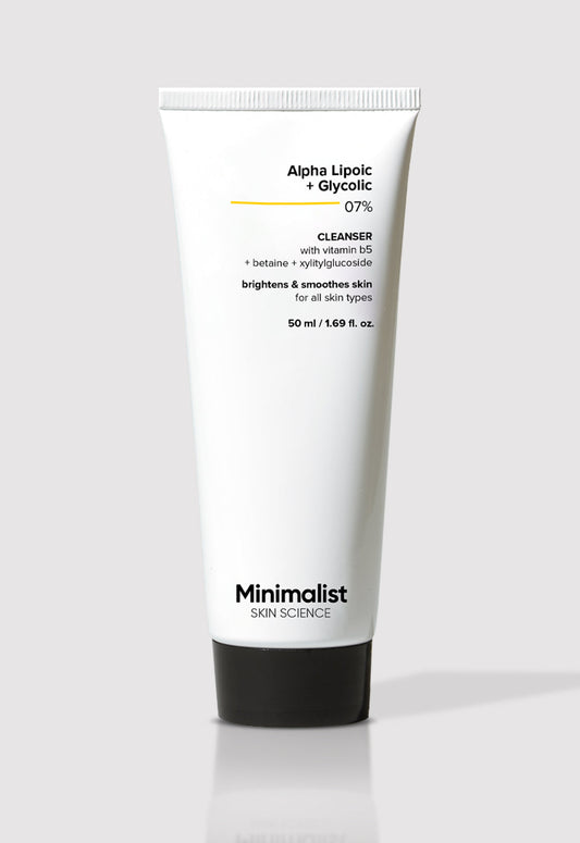 Minimalist Alpha Lipoic + Glycolic 07% Brightening Face Cleanser
