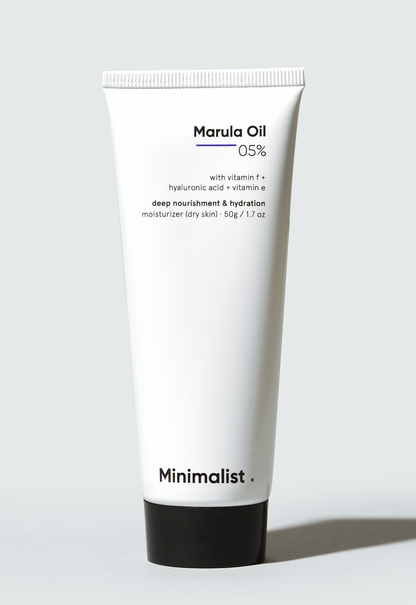 Minimalist 5% Marula Oil Deep Hydration Face Moisturizer for Dry Skin