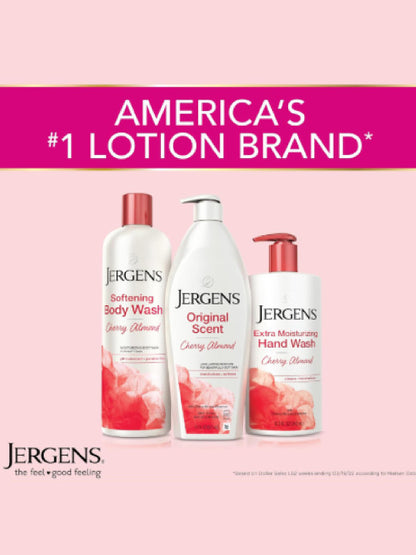 Jergens Original Scent Cherry Almond Body Moisturizer for Dry Skin