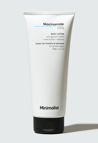 Minimalist Niacinamide 5% Body Lotion for Healthy and Hydrated Skin