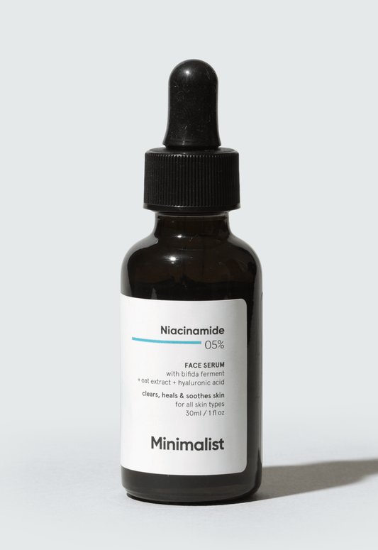 Minimalist 5% Niacinamide Serum with Hyaluronic Acid for Sensitive Skin