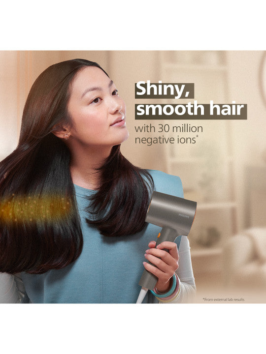 Philips 1600W Hair Dryer with 4 Heat Speed Modes Brown Orange