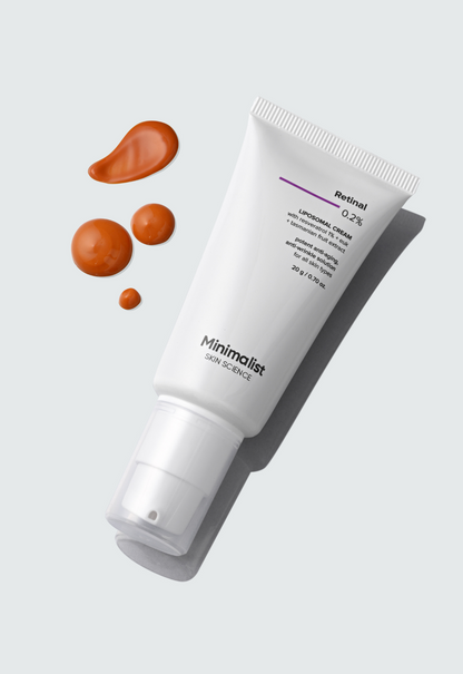 Minimalist Retinal 0.2% Liposomal Anti-Aging Night Cream For Wrinkles