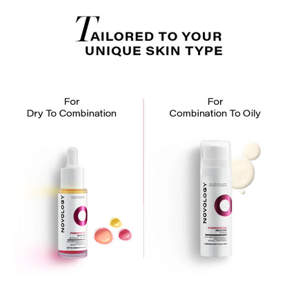 Novology Bi-Phasic Hyperpigmentation Face Serum for Dark Spots and Glow