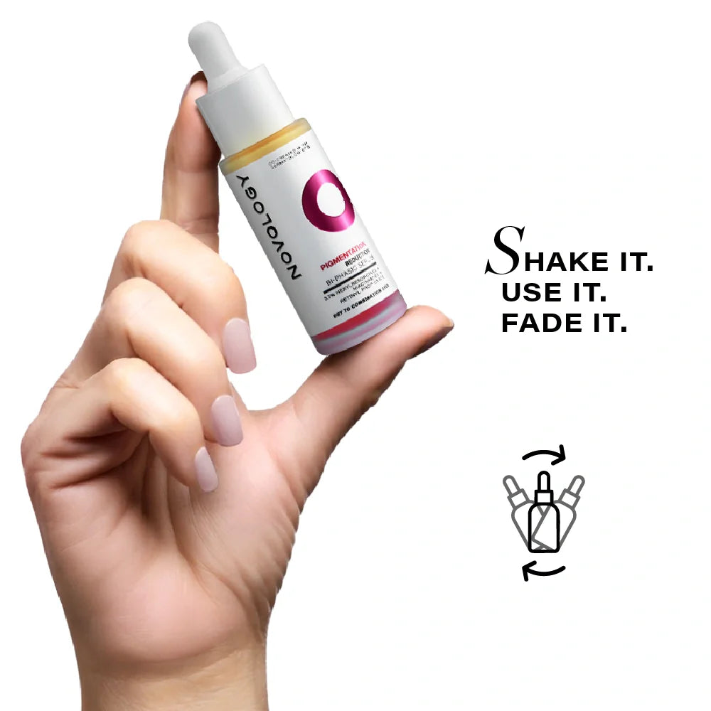 Novology Bi-Phasic Hyperpigmentation Face Serum for Dark Spots and Glow