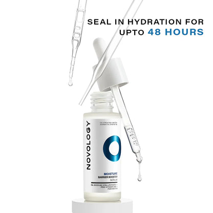 Novology Moisture Barrier Booster Serum with Hyaluronic Acid for Dry Skin
