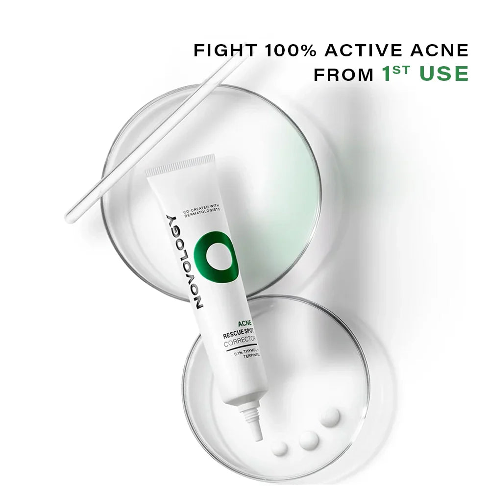 Novology Acne Rescue Spot Corrector Gel for Active Acne Pimples