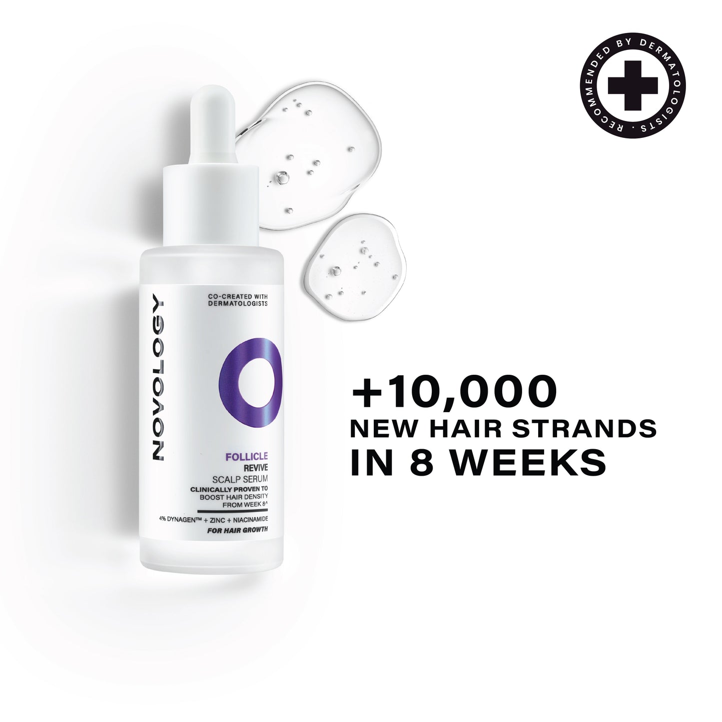 Novology Follicle Revive Hair Growth Serum with 4% Dynagen