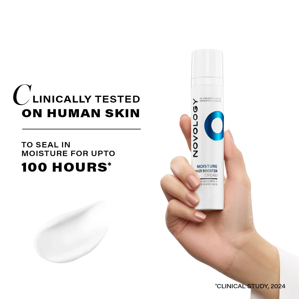 Novology Moisture Barrier Booster Cream with Pro-Vitamin B5 and Glycerin 50g
