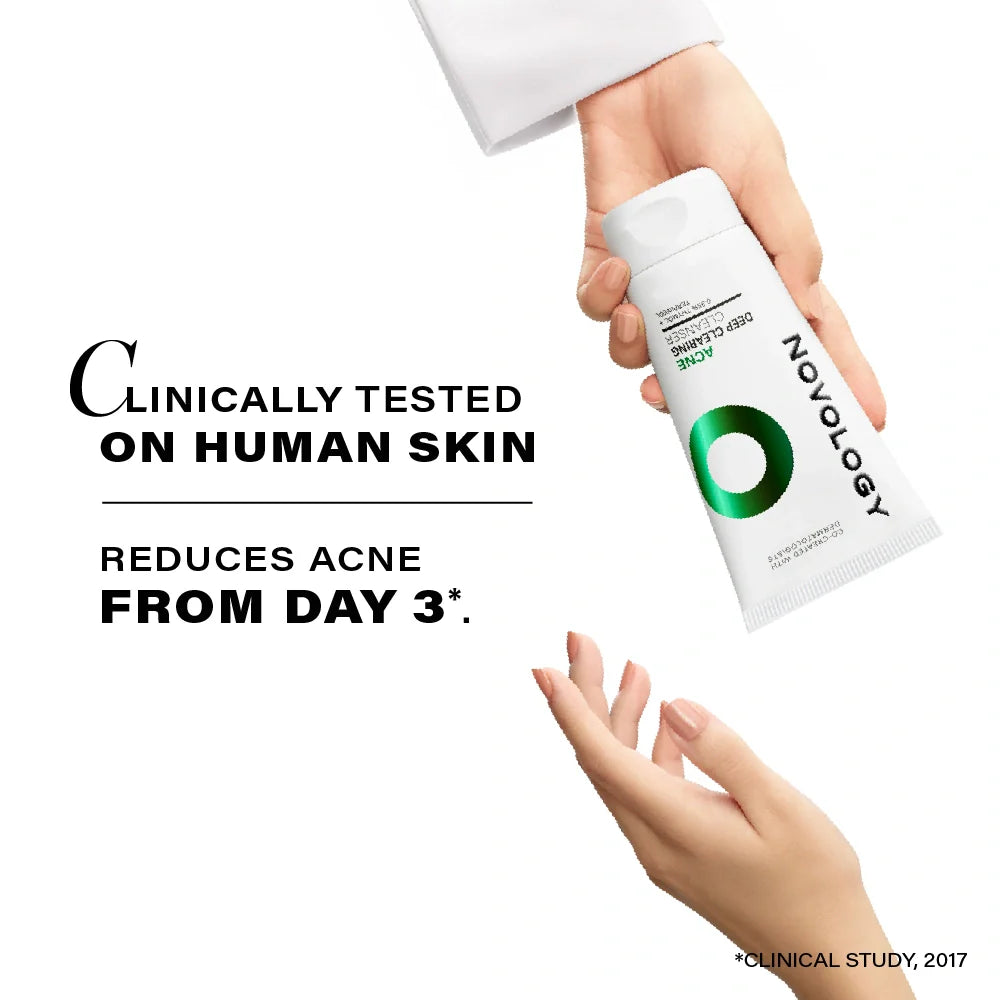 Novology Acne Deep Clearing Cleanser with TT2 Technology for Skin