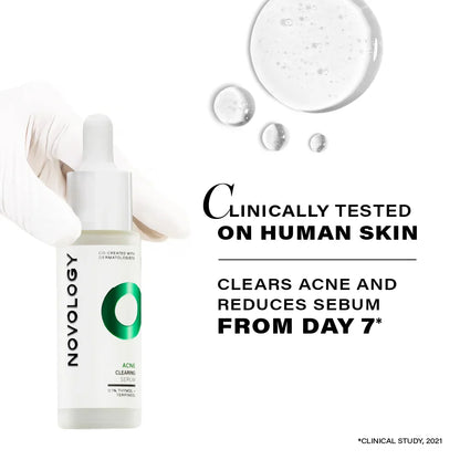 Novology Acne Clearing Serum with 0.1% Thymol and Terpineol