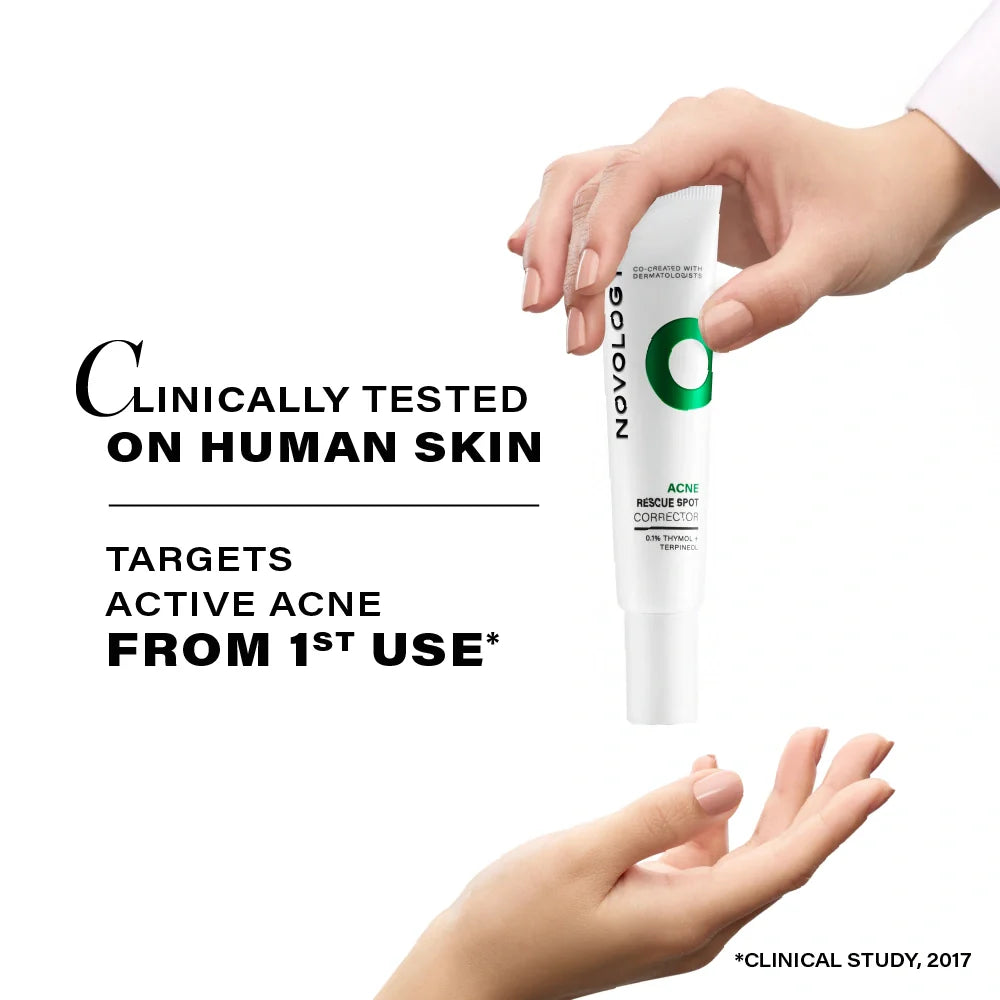 Novology Acne Rescue Spot Corrector Gel for Active Acne Pimples