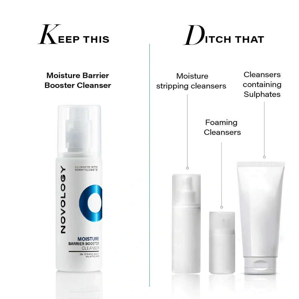 Novology Moisture Barrier Booster Cleanser for Dry and Sensitive Skin