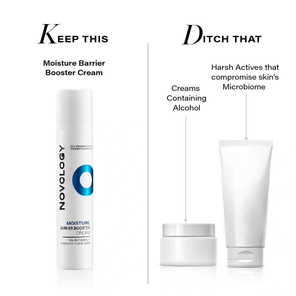 Novology Moisture Barrier Booster Cream with Pro-Vitamin B5 and Glycerin 50g