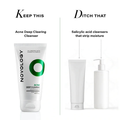 Novology Acne Deep Clearing Cleanser with TT2 Technology for Skin