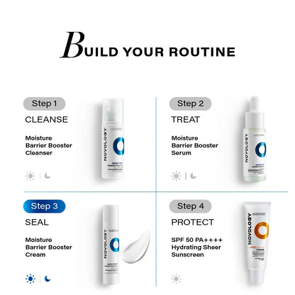 Novology Moisture Barrier Booster Cream with Pro-Vitamin B5 and Glycerin 50g