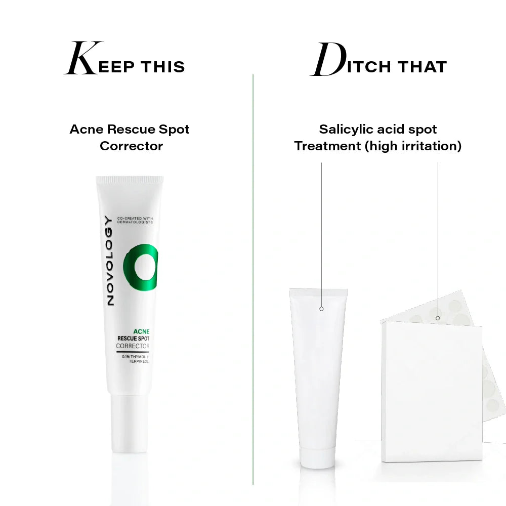 Novology Acne Rescue Spot Corrector Gel for Active Acne Pimples