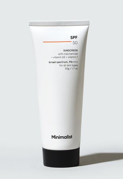 Minimalist Multi-Vitamin SPF 50 Sunscreen Broad Spectrum PA++++ Lightweight