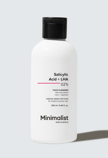 Minimalist Salicylic Acid LHA 2% Oil Control Acne Face Cleanser