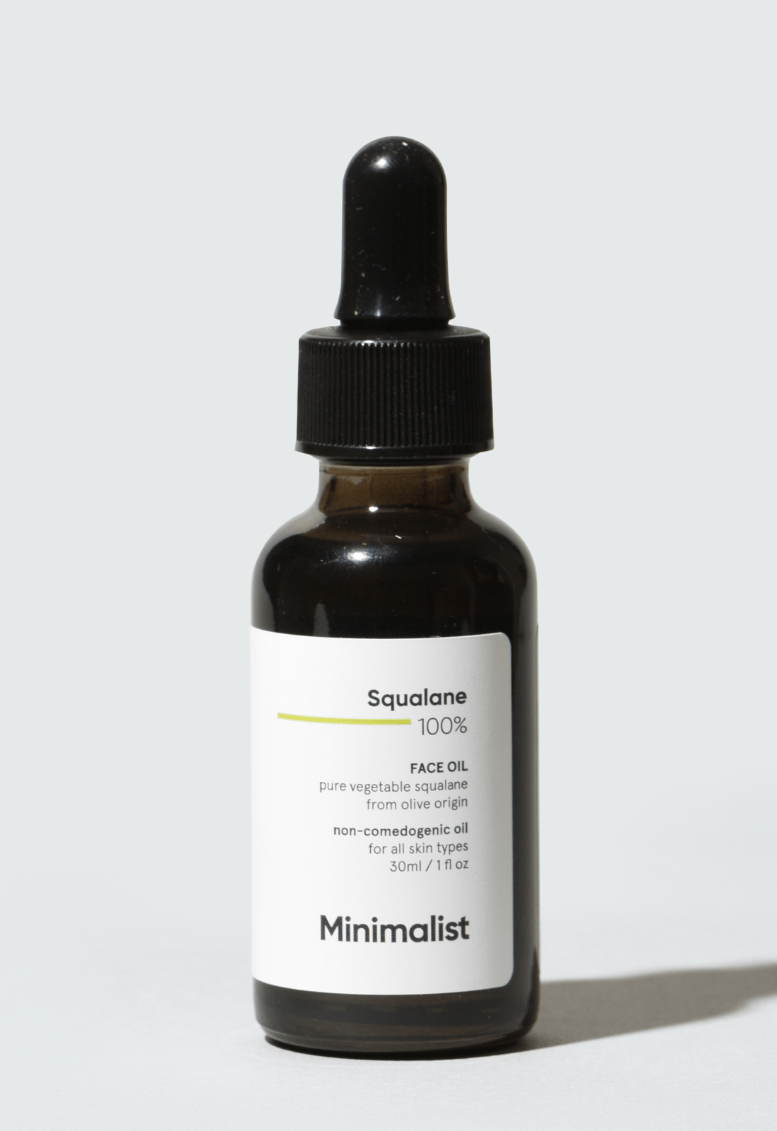 Minimalist Squalane 100% Face Oil for Lightweight Skin Hydration