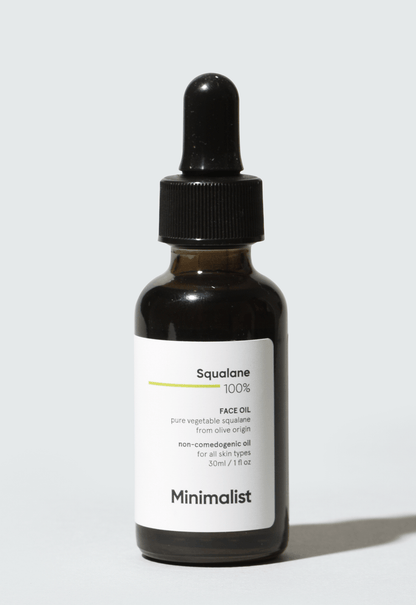 Minimalist Squalane 100% Face Oil for Lightweight Skin Hydration