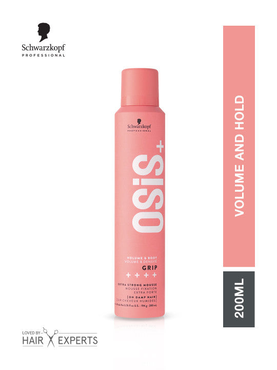 Schwarzkopf Professional OSiS+ Grip Extra Strong Volume and Body Mousse