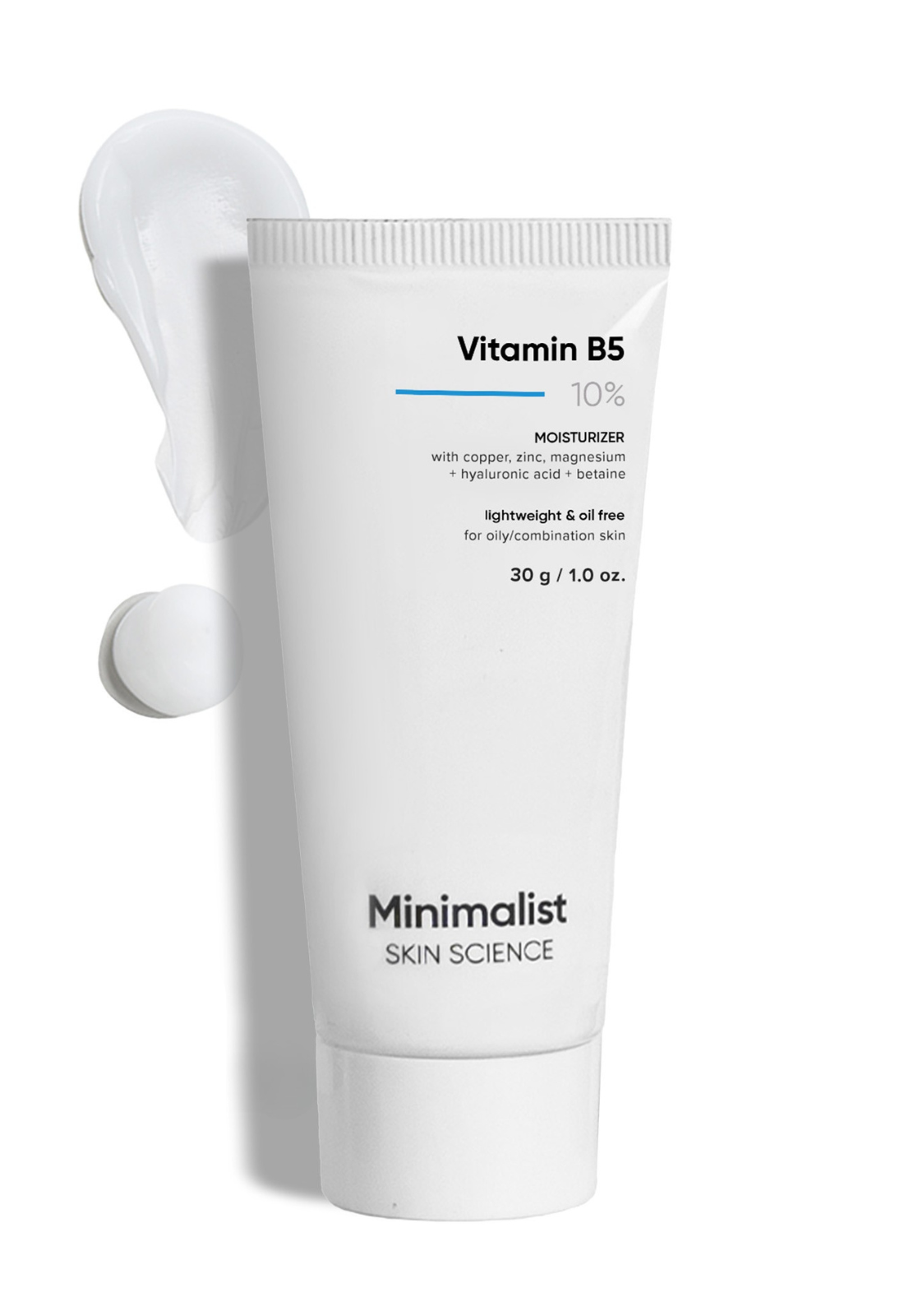 Minimalist Vitamin B5 10% Oil-Free Face Moisturizer for Oily Skin