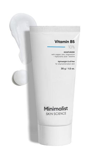 Minimalist Vitamin B5 10% Oil-Free Face Moisturizer for Oily Skin