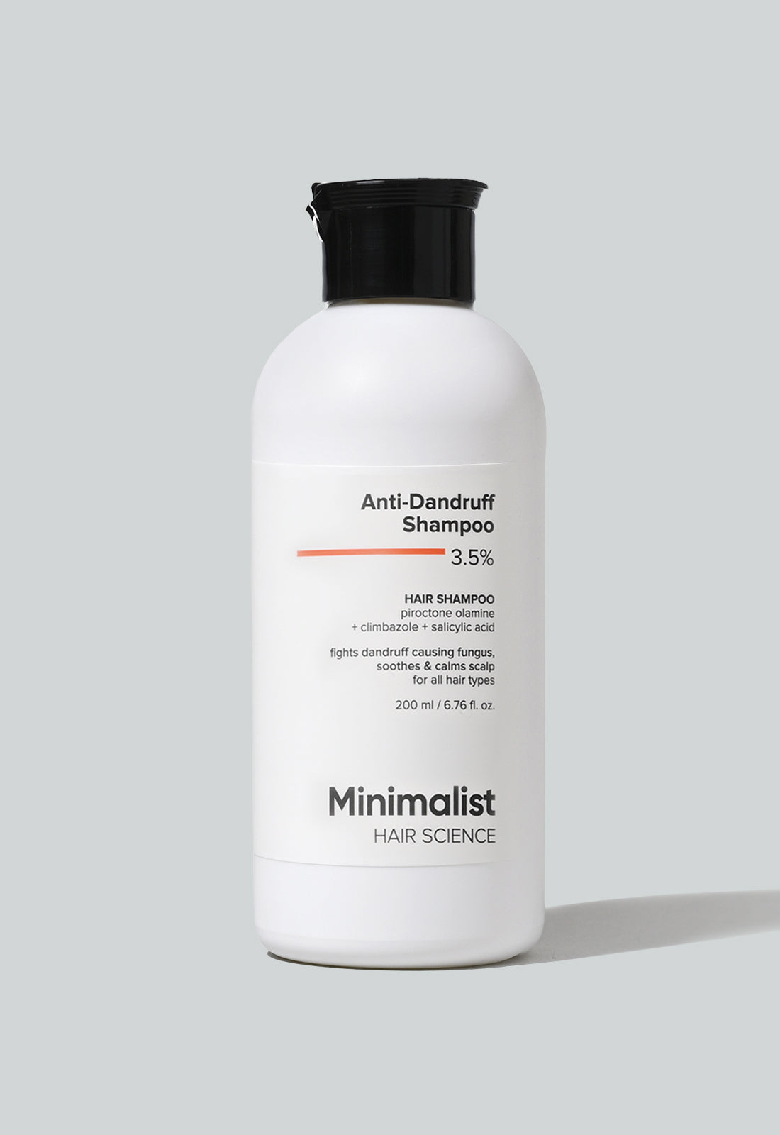 Minimalist Anti Dandruff Shampoo with Salicylic Acid for Healthy Scalp