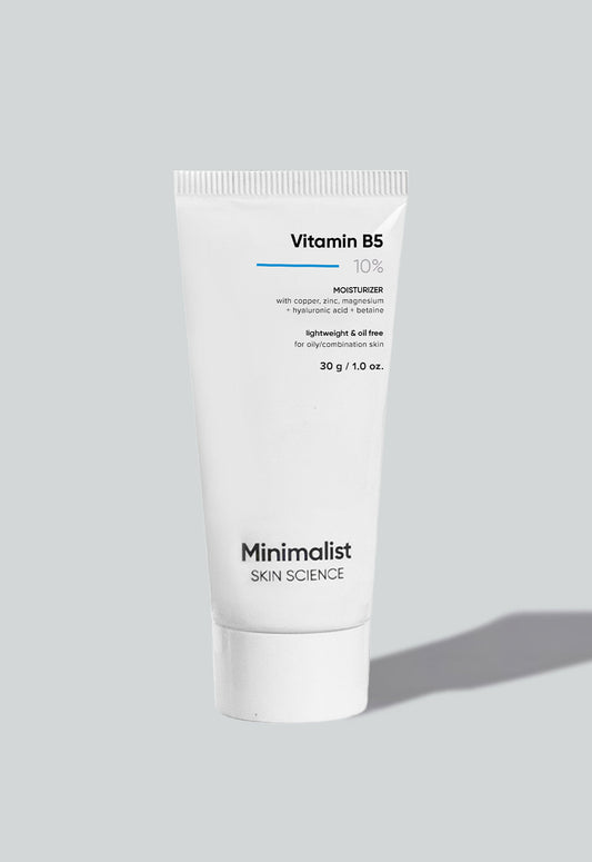Minimalist Vitamin B5 10% Oil-Free Face Moisturizer for Oily Skin