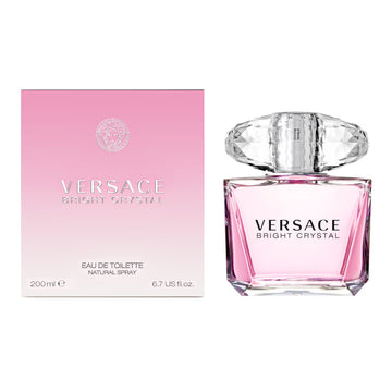 Versace Bright Crystal Floral Eau De Toilette For Women 200ml