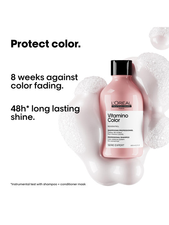 L'Oréal Professionnel Vitamino Color Shampoo 300ml with Resveratrol for Protected Hair