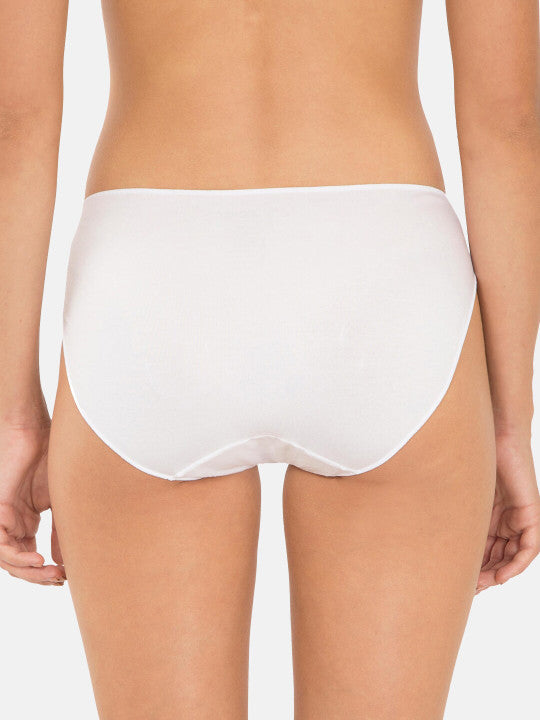 Jockey Women's Pink Micro Modal Stretch Mid-Waist Bikini Briefs - Medium Coverage