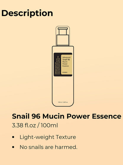 COSRX Advanced Snail 96 Mucin Power Essence Hydrating Skin Repair 100ml