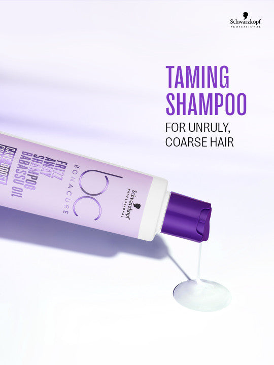 Schwarzkopf Professional Bonacure Frizz Away Shampoo with Babassu Oil