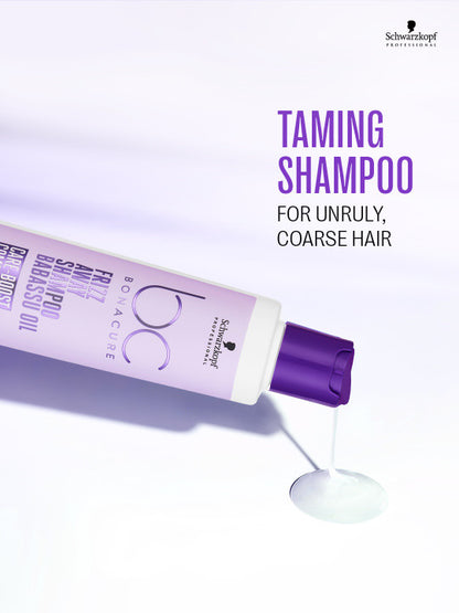 Schwarzkopf Professional Bonacure Frizz Away Shampoo with Babassu Oil