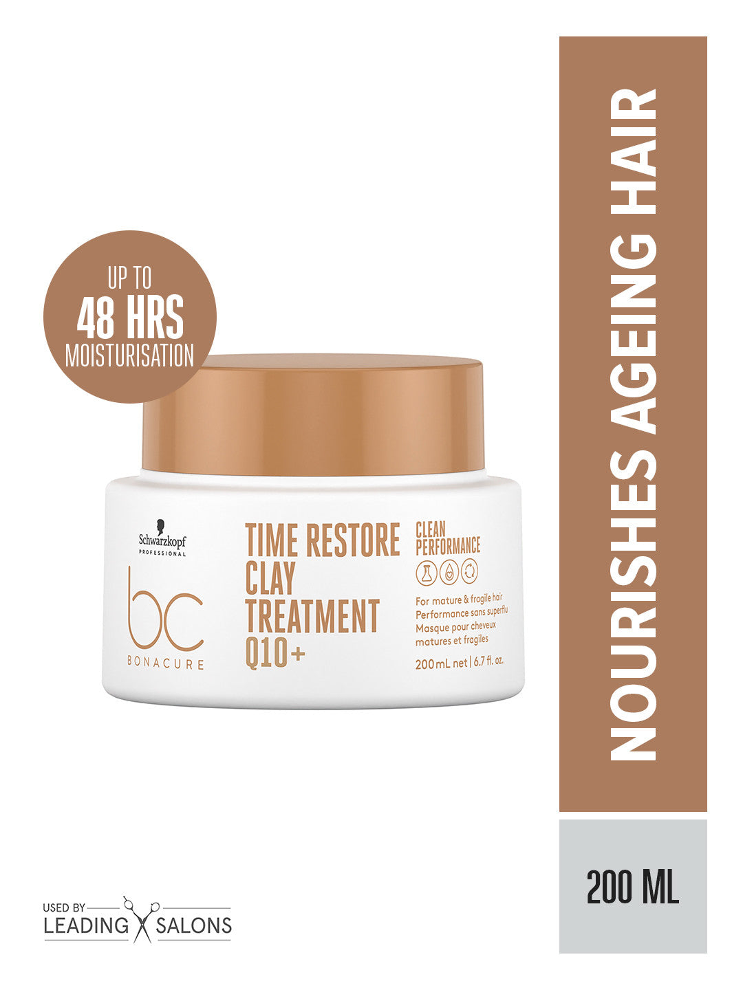 Schwarzkopf Professional Bonacure Time Restore Q10+ Clay Hair Mask 200ml