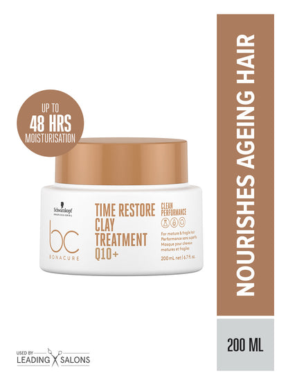 Schwarzkopf Professional Bonacure Time Restore Q10+ Clay Hair Mask 200ml