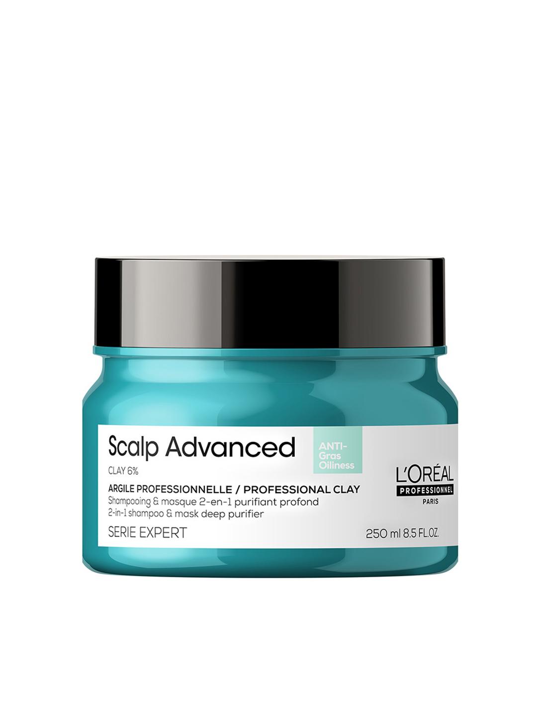 L'Oréal Professionnel Scalp Advanced Anti-Oiliness 2-In-1 Shampoo and Masque 250ml
