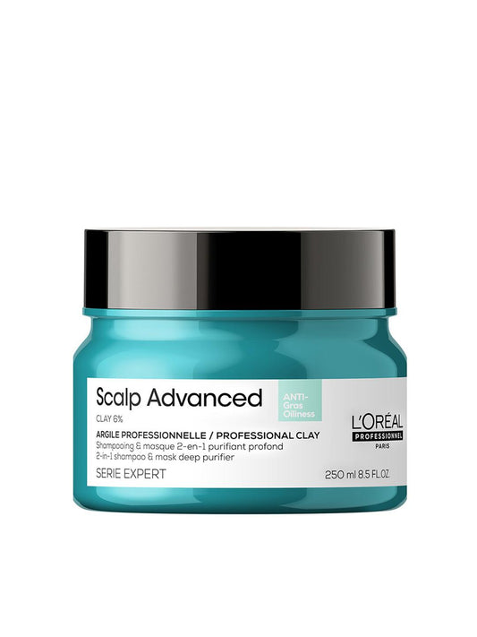 L'Oréal Professionnel Scalp Advanced Anti-Oiliness 2-In-1 Shampoo and Masque 250ml