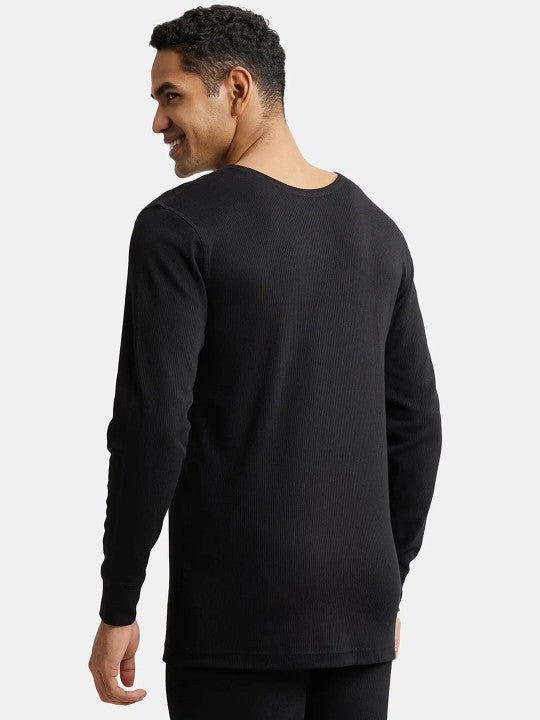 Jockey Men's Super Combed Cotton Full Sleeve Thermal Undershirt with Stay Warm Technology