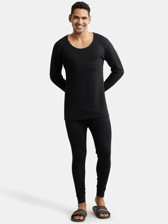 Jockey Men's Super Combed Cotton Full Sleeve Thermal Undershirt with Stay Warm Technology