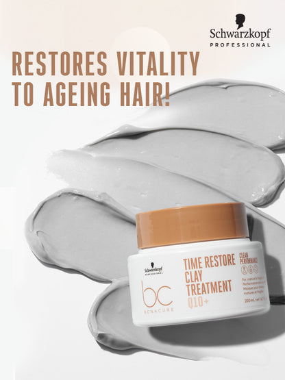 Schwarzkopf Professional Bonacure Time Restore Q10+ Clay Hair Mask 200ml